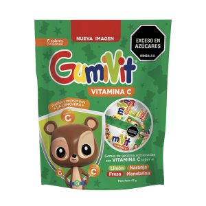 GUMIVIT VITAMINA C BOLSA x 6 MINIPACK (FORMULAS CON VITAMINA C)