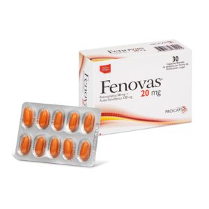 FENOVAS 20 MG CAJA X 30 CAP