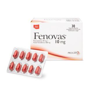 FENOVAS 10 MG CAJA X 30 CAP