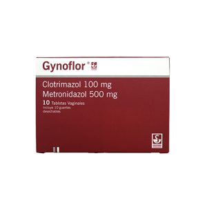 GYNOFLOR 100/500 MG CAJA X 10 TAB (CLOTRIMAZOL+METRONIDAZOL)