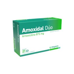 AMOXIDAL DUO 875 MG CAJA X 21 COMP (AMOXICILINA)