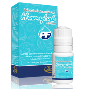 HUMYLUB OFTENO PF FRASCO X 10 ML (CONDROITINA+SODIO HIALURONATO)