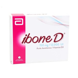 IBONE D 150 MG/12000 UI CAJA X 3 TAB