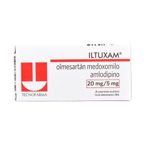 ILTUXAM 20/5 MG X 28 COMP (AMLODIPINO+OLMESARTAN) (AMLODIPINO+OLMESARTAN)