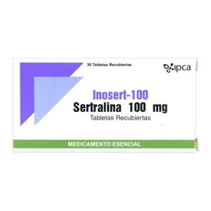 INOSERT-100 MG X 30 TAB (SERTRALINA)