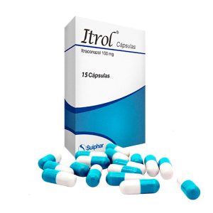 ITROL 100 MG CAJA X 15 CAPS (ITRACONAZOL)