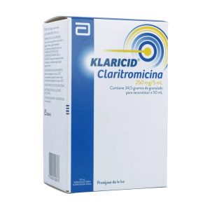 KLARICID 250 MG SUSP FRASCO X 50 ML (CLARITROMICINA)