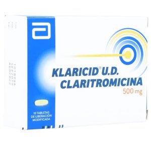 KLARICID UD CAJA X 10 TAB (CLARITROMICINA)
