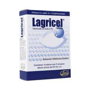 LAGRICEL OFTENO CAJA X 20 DOSIS (SODIO HIALURONATO)