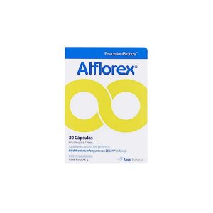 ALFLOREX CAJA X 30 CAP (PROBIOTICOS Y PREBIOTICOS)