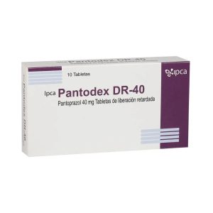 PANTODEX DR 40 MG CAJA X 10 TAB (PANTOPRAZOL)