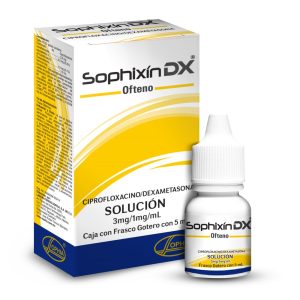 SOPHIXIN DX OFTENO FRASCO X 5 ML (CIPROFLOXACINO+DEXAMETASONA)