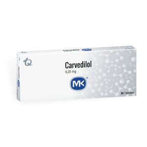 CARVEDILOL MK 6.25 MG TAB CJX30TAB CJA X 30 TAB (CARVEDILOL)