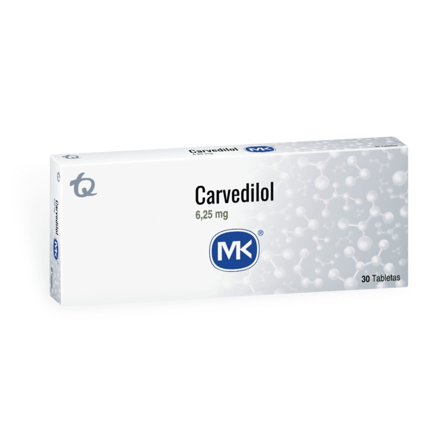 CARVEDILOL MK 6.25 MG TAB CJX30TAB CJA X 30 TAB (CARVEDILOL)