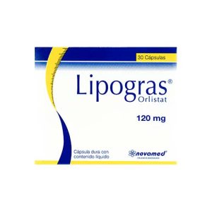 LIPOGRAS 120 MG X 30 CAP (ORLISTAT)