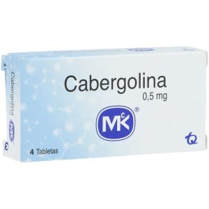 CABERGOLINA MK 0.5 MG CAJA X 4 TAB (CABERGOLINA)