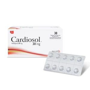 CARDIOSOL 30 MG CAJA X 30 TAB (NIFEDIPINO)