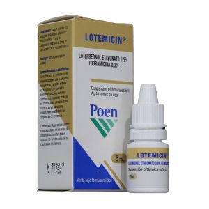 LOTEMICIN FRASCO X 5 ML (LOTEPREDNOL+TOBRAMICINA) (LOTEPREDNOL+TOBRAMICINA)