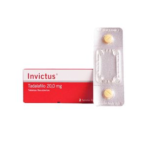 INVICTUS 20 MG CAJA X 2 TAB (TADALAFILO)