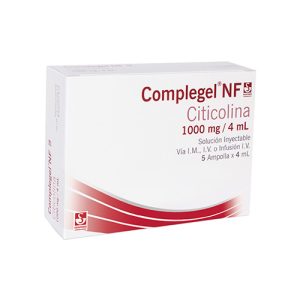 COMPLEGEL NF 1000 MG CAJA X 5 AMP X 4 ML (CITICOLINA)