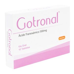 GOTRONAL 500 MG CJA X 10 TAB (TRANEXAMICO ACIDO)