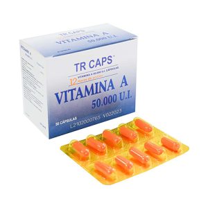 VITAMINA A 50.000 U.I. CJA 50 CAPSULAS CJA X 50 CAPS (RETINOL (VITAMINA A))