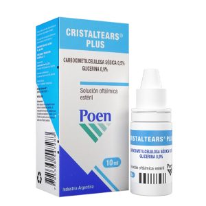 CRISTALTEARS PLUS FRASCO X 10 ML (CARBOXIMETILCELULOSA+GLICERINA) (CARBOXIMETILCELULOSA+GLICERINA)