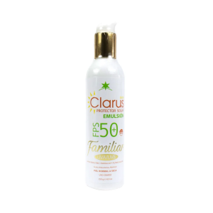 CLARUS EMULSION FAMILIAR FRASCO X 250 ML (PROTECTOR SOLAR PARA ADULTOS)