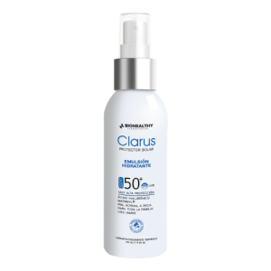 CLARUS EMULSION FRASCO X 120 ML (PROTECTOR SOLAR PARA ADULTOS)