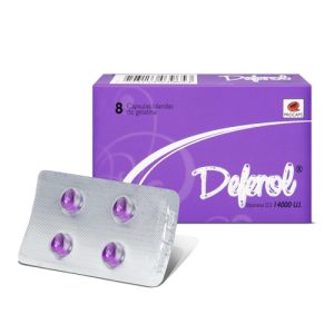DEFEROL 14000 UI CAJA X 8 CAP (COLECALCIFEROL (VITAMINA D3))