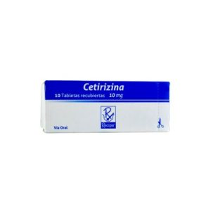CETIRIZINA 10 MG CAJA X 10 TAB (CETIRIZINA)