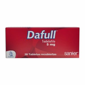 DAFULL TAB 5 MG CAJA X 28 TAB (TADALAFILO)