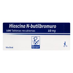 N-BUTIL BROMURO HIOSCINA 10 MG CAJA X 100 TAB (HIOSCINA BUTILBROMURO)