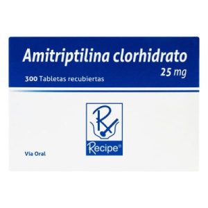 AMITRIPTILINA 25 MG CAJA X 300 TAB (AMITRIPTILINA)
