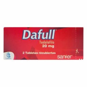 DAFULL TAB 20 MG CAJA X 2 TAB (TADALAFILO)