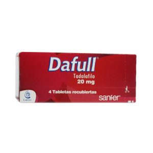 DAFULL TAB 20 MG CAJA X 4 TAB (TADALAFILO)