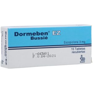DORMEBEN EZ 3 MG CAJA X 15 TAB (ESZOPICLONA)