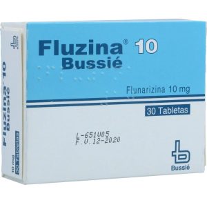 FLUZINA 10 MG CAJA X 30 TAB (FLUNARIZINA)