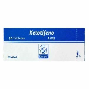 KETOTIFENO 1 MG CAJA X 30 TAB (KETOTIFENO)