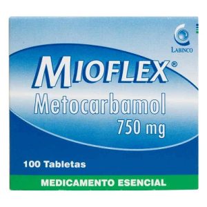 MIOFLEX 750 MG (METOCARBAMOL) CAJA X 100 TAB (METOCARBAMOL)