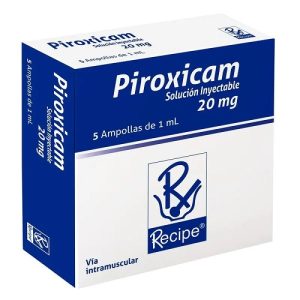 PIROXICAM 20 MG/1ML CAJA X 5 AMP (PIROXICAM)