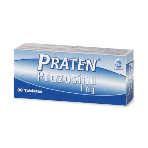 PRATEN 1 MG CAJA X 30 TAB (PRAZOSINA)