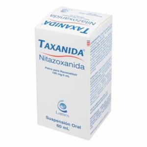 TAXANIDA 100 MG/5ML SUSPENSION FRASCO X 60 ML (NITAZOXANIDA)