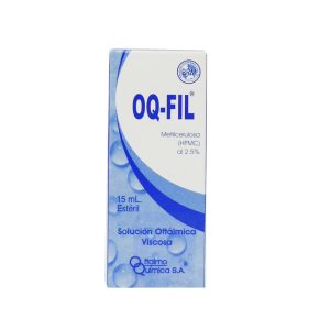 OQ-FIL FRASCO X 15 ML (HIDROXIPROPILMETILCELULOSA)