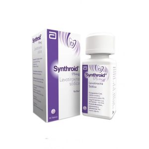 SYNTHROID 175 mcg CJA X 90 TAB (LEVOTIROXINA)