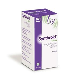SYNTHROID 88 mcg CJA X 90 TAB (LEVOTIROXINA)