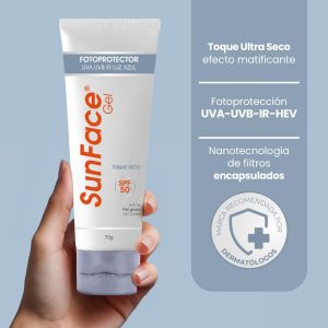 SUNFACE GEL SPF 50+ TUBO X 70GR TUBO X 70GR (PROTECTOR SOLAR PARA ADULTOS)