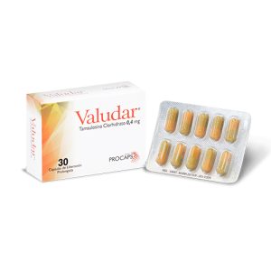 VALUDAR 0.4 MG CAJA X 30 CAP (TAMSULOSINA CLORHIDRATO)