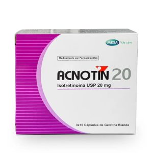 ACNOTIN 20MG CAJA X 30 CAP (ISOTRETINOINA)
