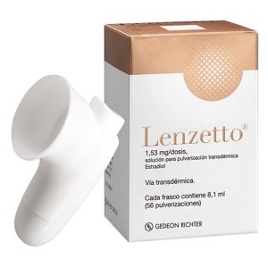 LENZETTO 1,53 mg/DOSIS SOLUCION TRASDERMICA CJA X 1 VIAL (ESTRADIOL)